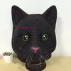 Cute and Adorable Black Big-Faced Cat Headgear Black Cat Mask Children's Masks School Show Performance Activities Early Education Animals