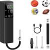 Ball Pump for Sports Balls Basketball Air Pump with LCD Display, Air Pumps for Soccer Ball Volleyball Rugby with Inflate Deflate Needles Accessories