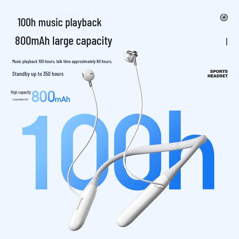 Newman Neckband Sports Wireless Bluetooth Earphones