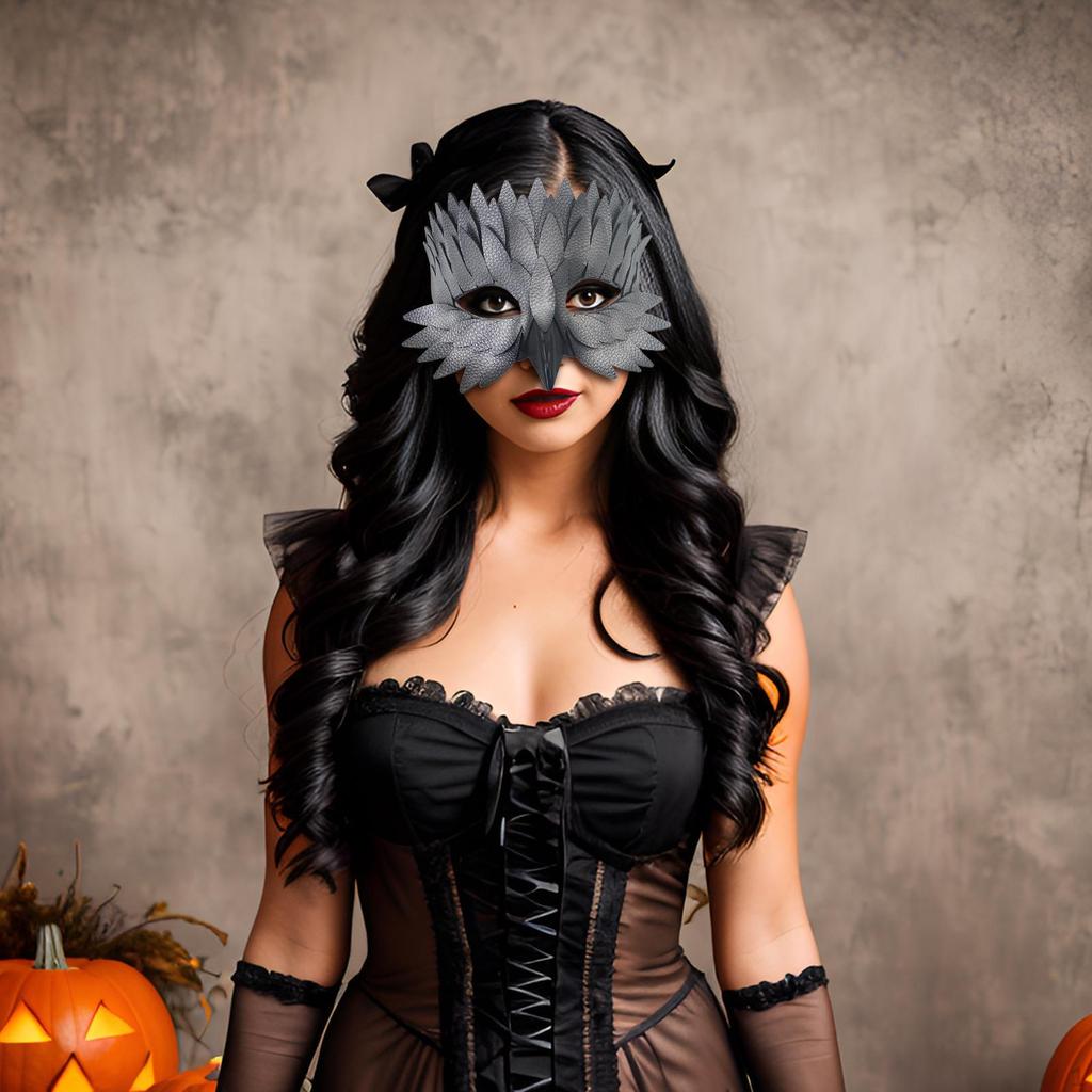 Ptasia Maskarada Regulowana Wygodna Nowość Cosplay Półtwarz na Występy Imprezy Halloweenowe