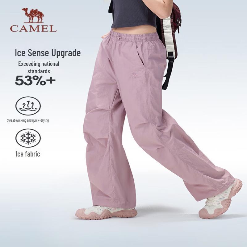 Camel Women's Outdoor Quick-Dry Sun Protection Hiking Cargo Pants