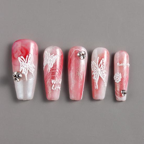 Ins Style for Nail Glossy Stickers Long-Lasting 5D Finish Perfect Nail Decoration Nail Art Sticker