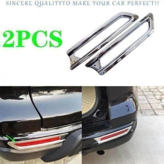 For 2010-2011 HONDA CR-V CRV Chrome Rear Fog Light Eyelid Molding Frame Trim