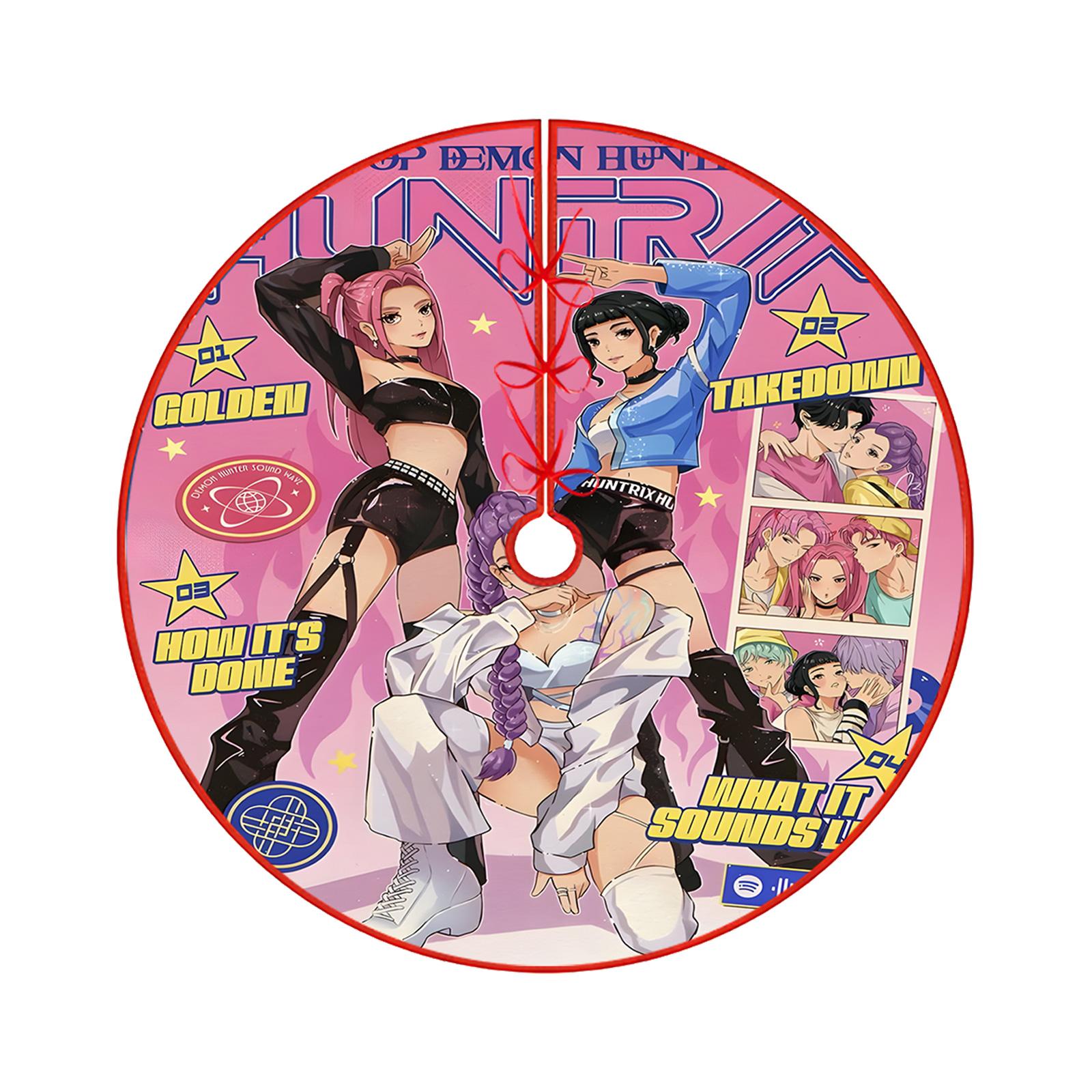 

Christmas Tree Skirt Decoration For Home Xmas Tree Decorations Skirt Ornament Festive Holiday Party Decorations Indoor Outdoor One Size