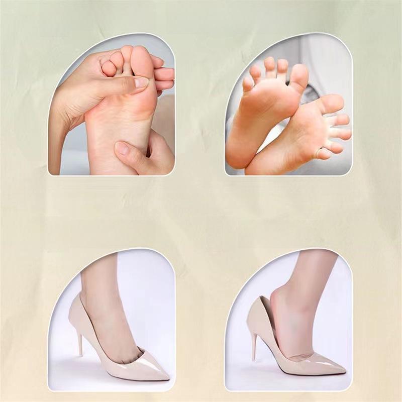 Bequeme rutschfeste stoßdämpfende Silikon-Vorfußpolster für Damen