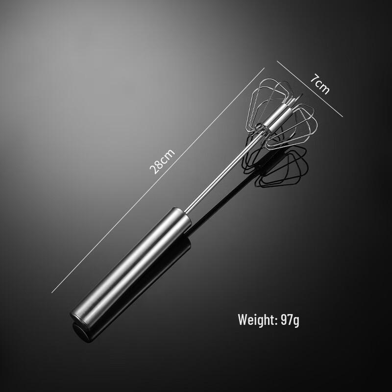 Qianxing Stainless Steel Press Rotary Whisk