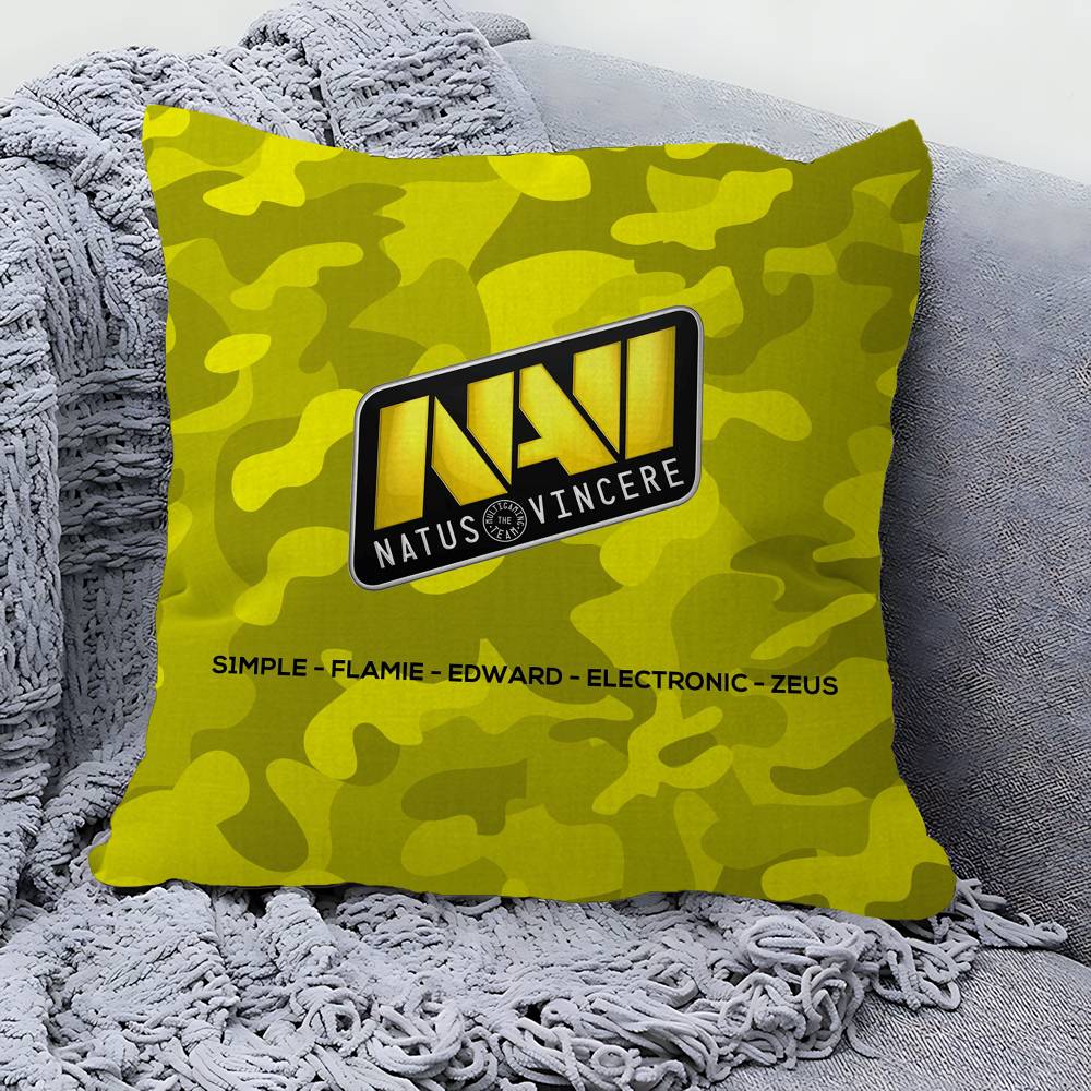 Navi Natus Vincere Logo Pillow Gift Home Office Decoration Bedroom Sofa Car Cushion Cover Case X