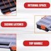 Portable Multiple Compartment Tool Storage Box Durable Design For DIY Enthusiasts And Professionals