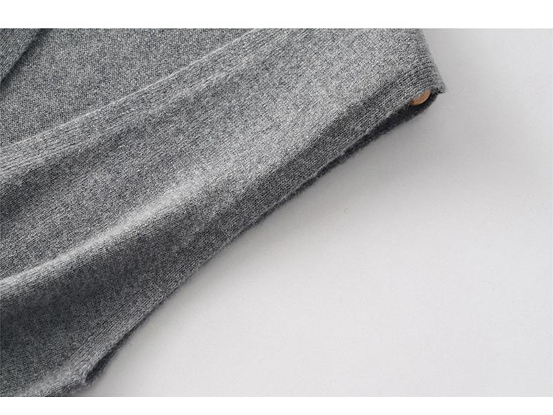 2024 French Style Gradient Bamboo Wool V-Neck Sleeveless Vest