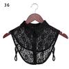 Classic Women Cotton Lace Fake Collar Vintage Detachable Clothes Accessories Lapel Blouse Top Shirt Collar False Collar DropShip