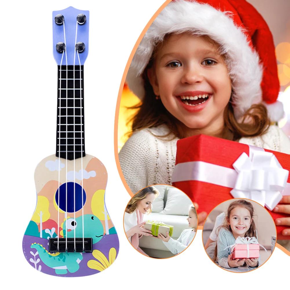 Guitar for Children Kids Musical Instruments Ukulele Guitar Toy SmallFour String Education Toys for Girls Boys Enlightenment