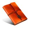 Retro Leaf Creative Diary: Cowhide Paper Gift Set for Students & Teachers - Convenient Sketch Notebook