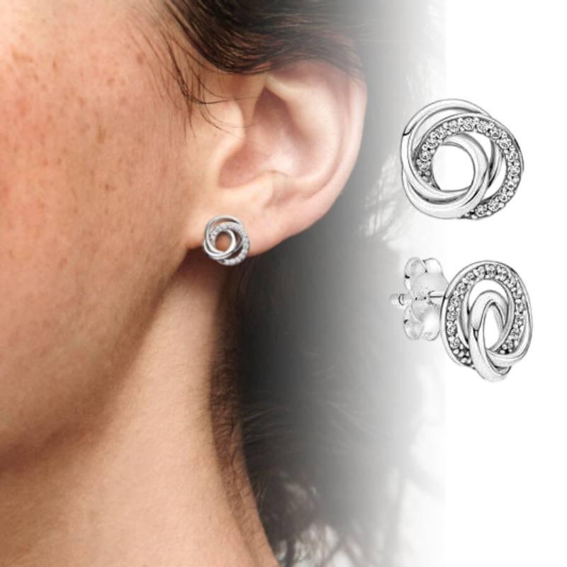 Stunning Panjia 2022 Sacred Feather Earrings Elegant Heart-shaped Ear Accessory