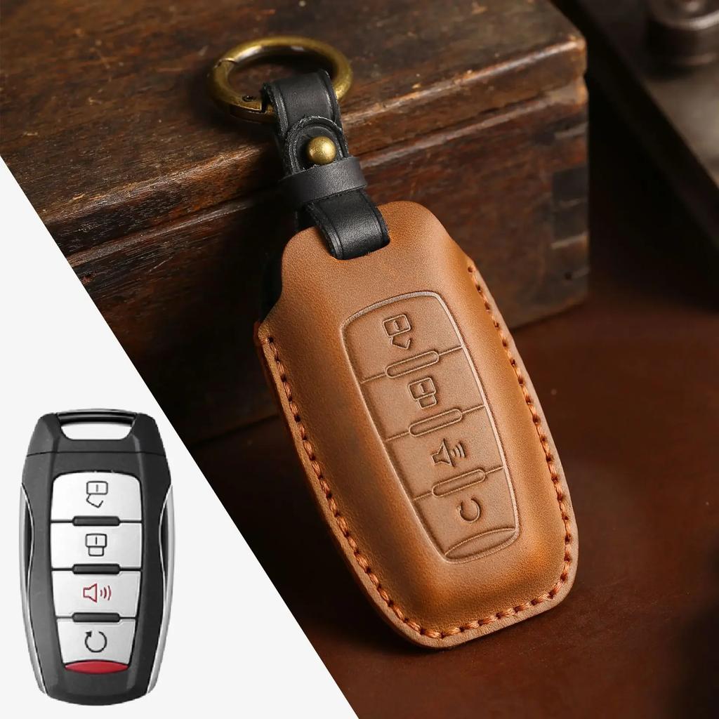 Car Key Case Keychain Accessories for Great Wall Haval/Hover H6 H7 H8 H4 H9 F5 F7 H2S Remote Leather Cover Protector Shell Set