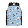 B-BADBADTZ Backpacks for Women Men Water Resistant College School Penguin Anime Bag Printing Bookbags