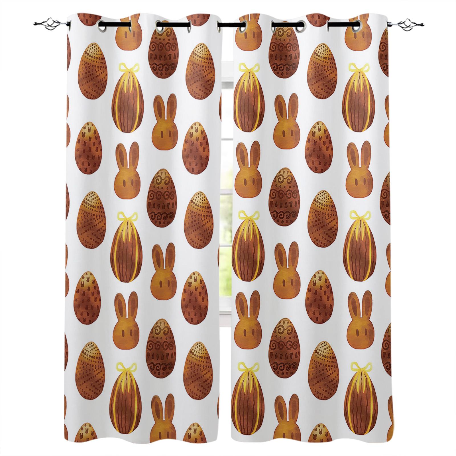 Пасхальные яйца Цветные украшения с любовью Домашние шторы Товары для дома Гостиная — фото 10