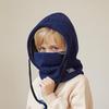 Children's hats, masks, scarves, integrated hats, winter boys' warm and cold-proof fleece ear protectors, pullovers.