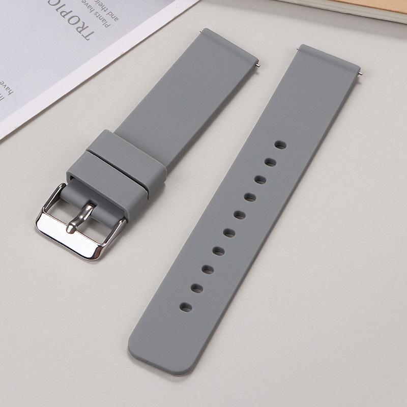 Snabbkopplingsbart Silikonarmband för Samsung & Huawei GT Smartklockor (16-24 mm) Tillgänglig nu