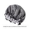 Shower Cap Woman Bathroom Hotel Home Shower Bathing Hair Elastic Cap Spa Hair Salon Bonnet Waterproof Hair Cover