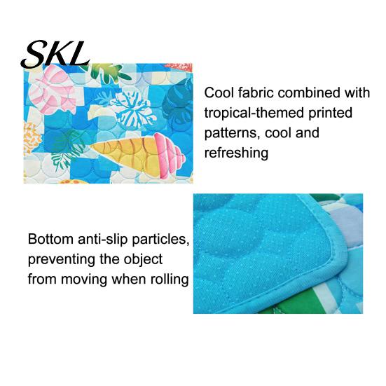 Pet Cooling Mat Dog Mat, Washable Summer Portable Pad Bed for Pets Bed, Dogs And Cats Indoor Outdoor Use Heat Relief