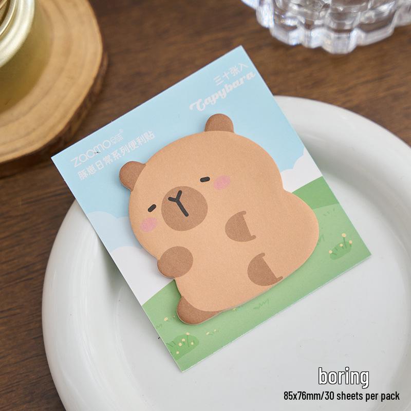 Zaomao Guinea Pig Sticky Notes - Cute Cartoon Office Memo Planner Stickers