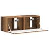 TV Wall Cabinet 2 pcs Reclaimed Wood Look 39 x 31 x 29.5 cm Engineered Wood