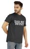 Inkmeso "Dad of Twins" Graphic Tshirt Cotton Jersey Half Sleeve Shirt for