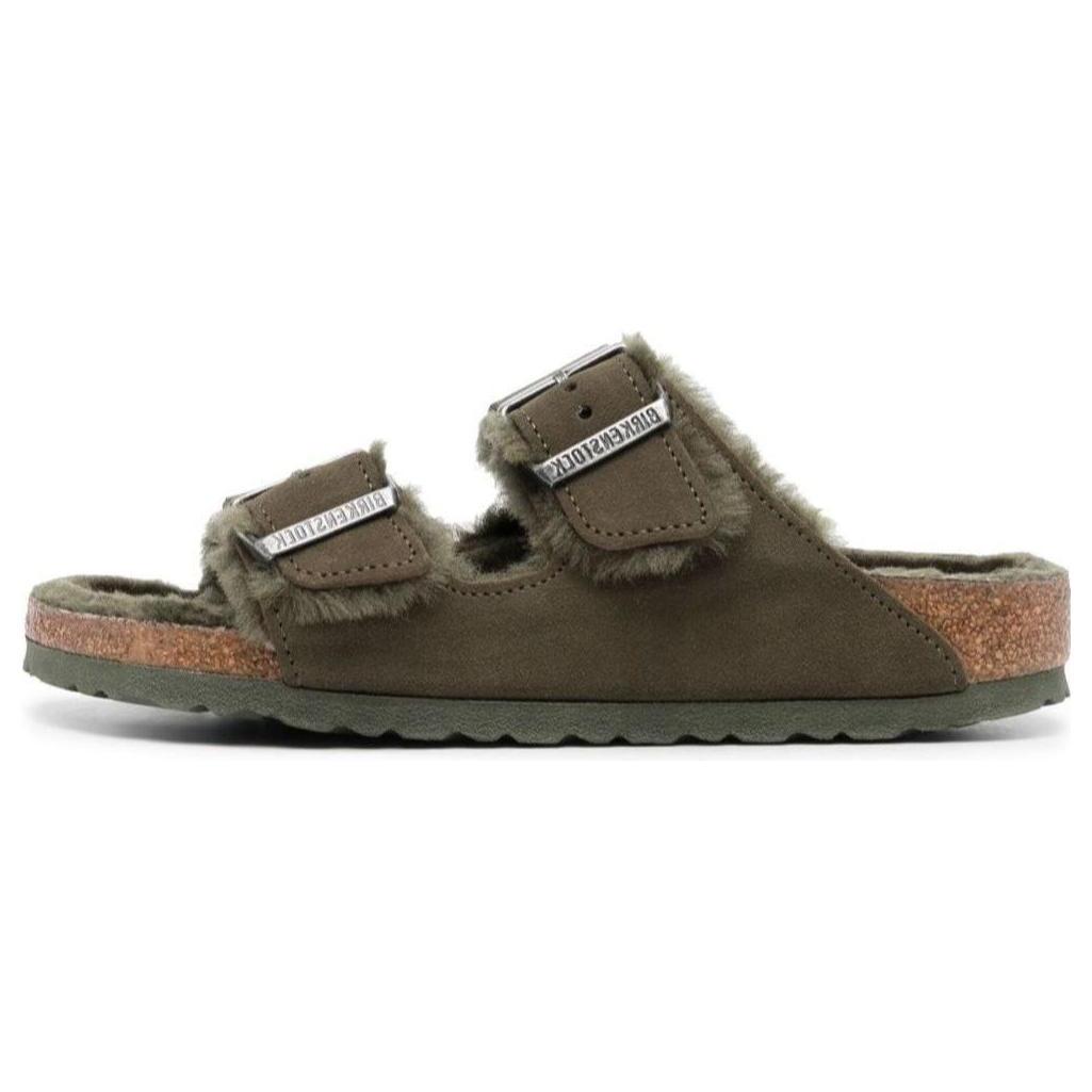Birkenstock Arizona buckle-fastening suede sandals Women s 1025687 44