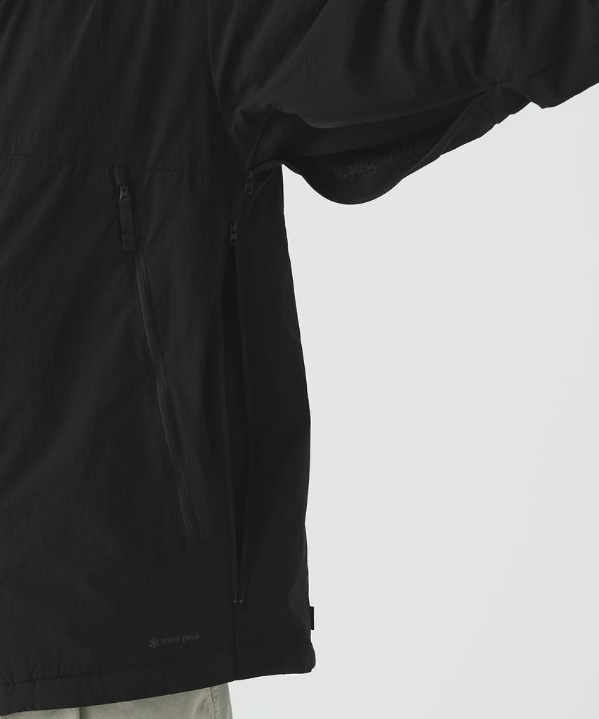 Snow Peak Breathable Insulated Jacket Outer Jacket for Men and Size M JK-25AU027 Women, Black,