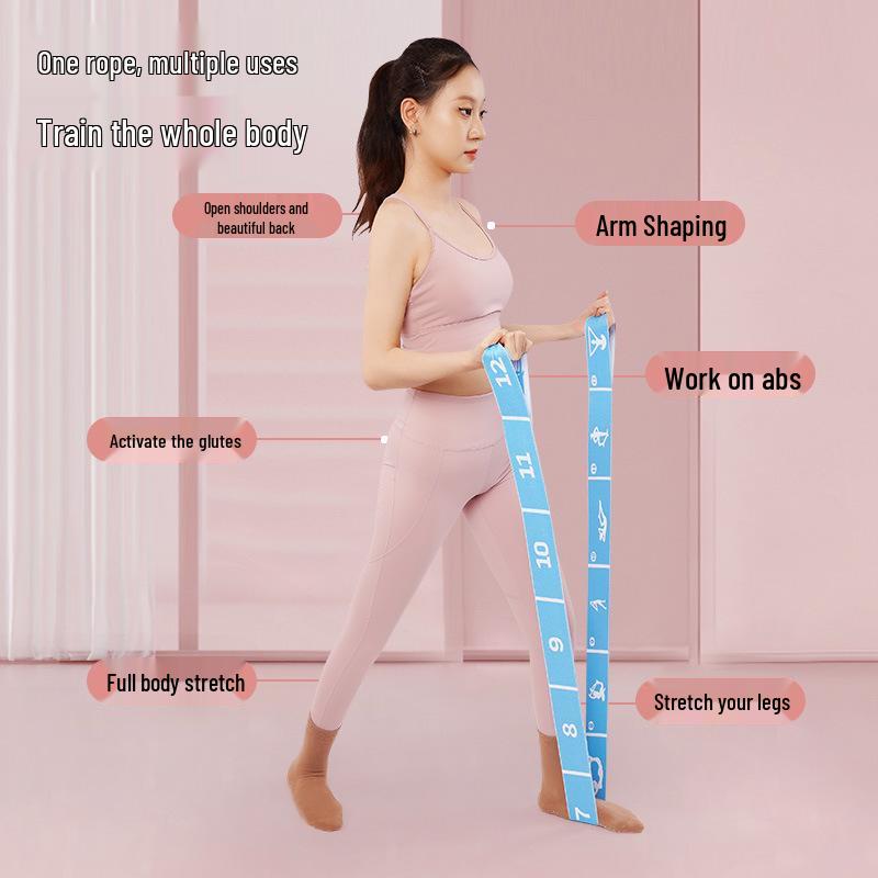 Children's Dance Stretch Band with 12 Grids - Yoga Resistance Training