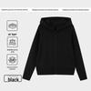 Giacca con Cappuccio in Tessuto Air Layer da Donna - Cardigan a Maglia Larga Autunnale Felpa