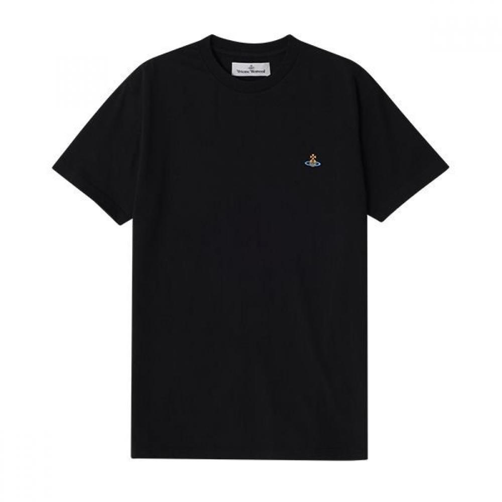 Vivienne Westwood Galleria Vivienne Westwood 3g010013 J001m N401 Orb Logo Embroidery Public Short Sleeve Tee 3G010013 J001M N401 (L)