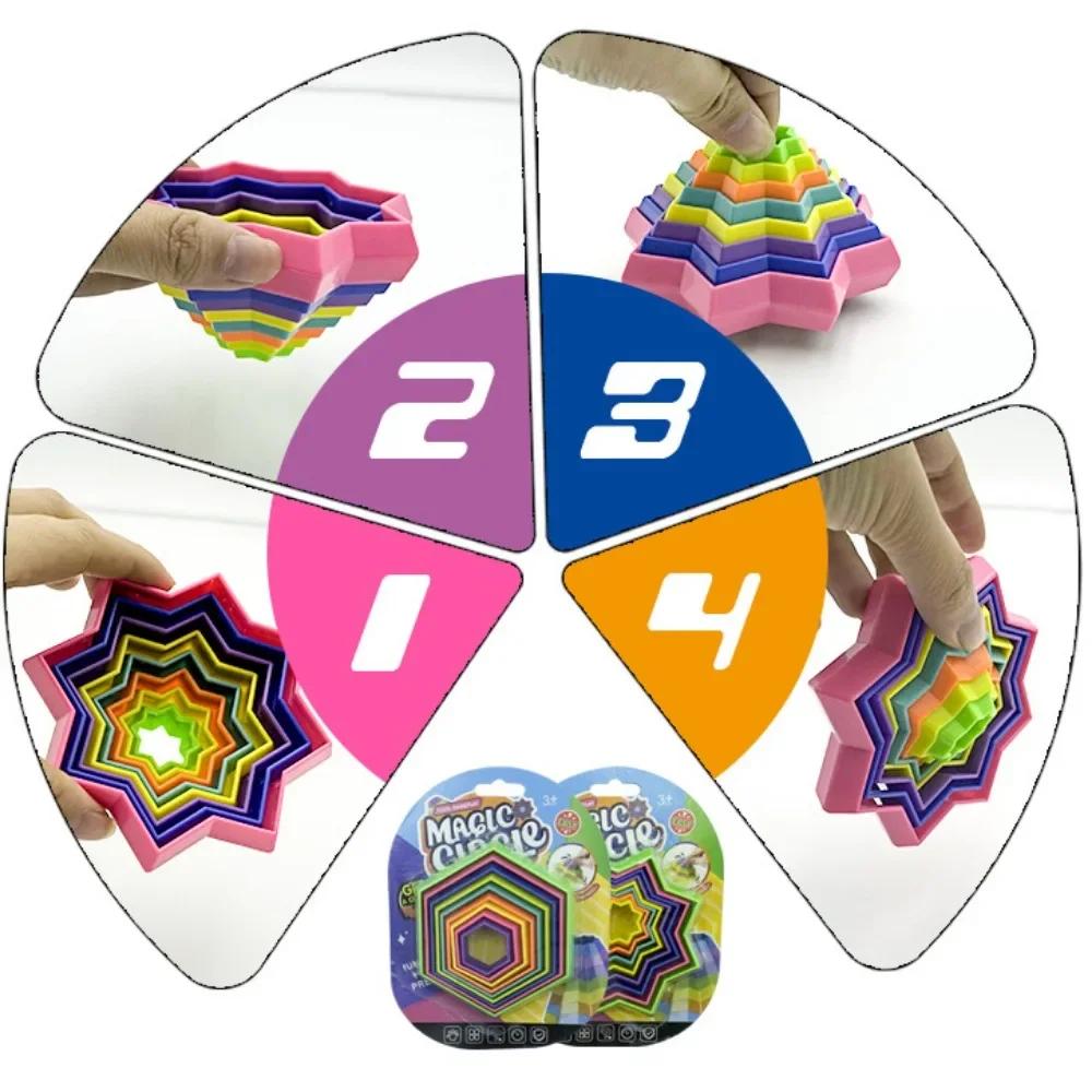 3D Spiral Illusion Antistress Fidget Spielzeuge für Angstzustände Sensorische Autismus-Therapie Juguetes Para Ansiedad Partyspiele Kinder