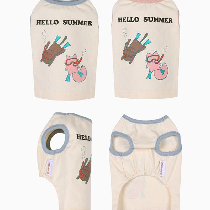 MIMINKO Schnorcheln Ärmelloses T-Shirt [DW3MT1310]