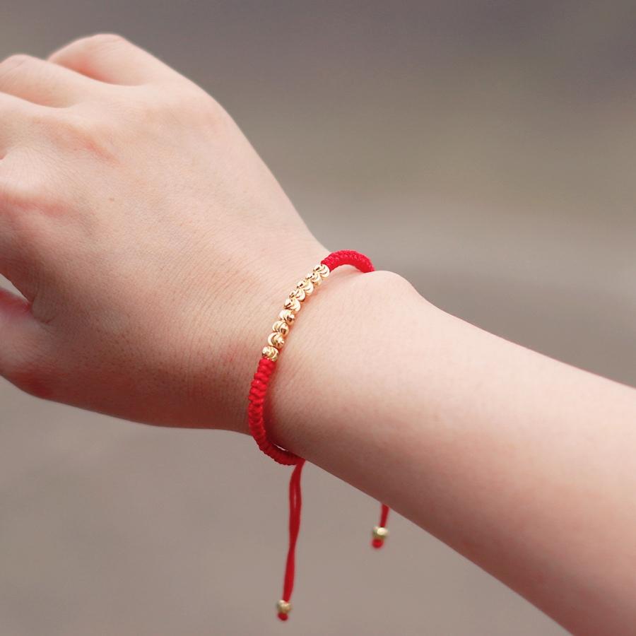 Braccialetto Classico Rosso Portafortuna per Donne Uomini Nodo Cinese Fatto a Mano Braccialetto Regolabile Braccialetti Rossi Braccialetto per Coppia per Amanti