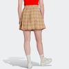 Adidas Originals Three Stripes Pleated Casual Skirt Women Skirts Yellow IA8352