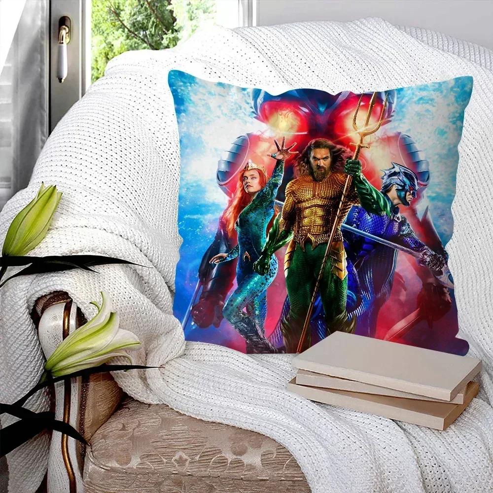 A-Aquaman And The Lost Kingdom Movie Pillow Bedroom Sofa Leisure Comfort Cushion Car Living Room Home Decoration