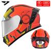 DOT 3C Certified Full Face Motorcycle Helmet Men Women All-Season Riding Safety Gear With Multiple Visor Options