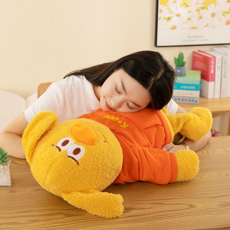 Plush Hoodie Puppy Toy Cute Hat Big Ears Funny Dress Doll Throw Pillow Gift