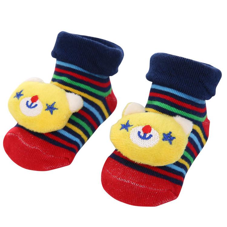 3D Baby Soccer Socks Anti-Slip Cotton Infant Socks Cute Football Pattern Soft Newborn Toddler Socks for Baby