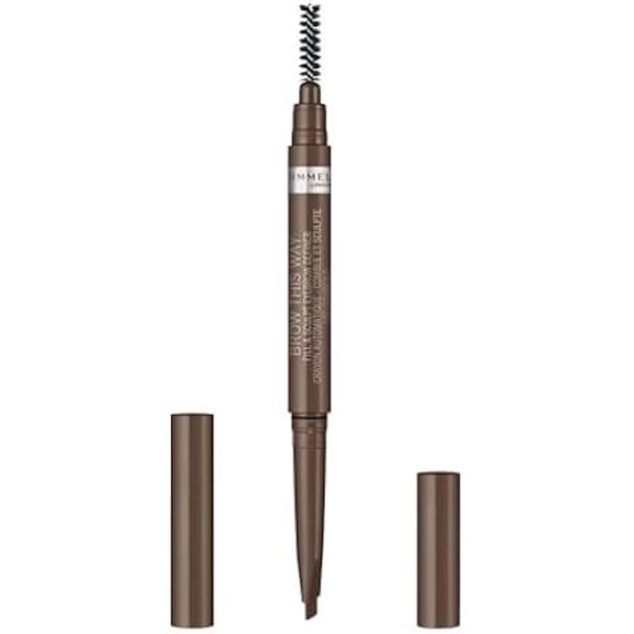 Rimmel Brow this Way Fill & Sculpt Pinceau à sourcils Marron moyen 02