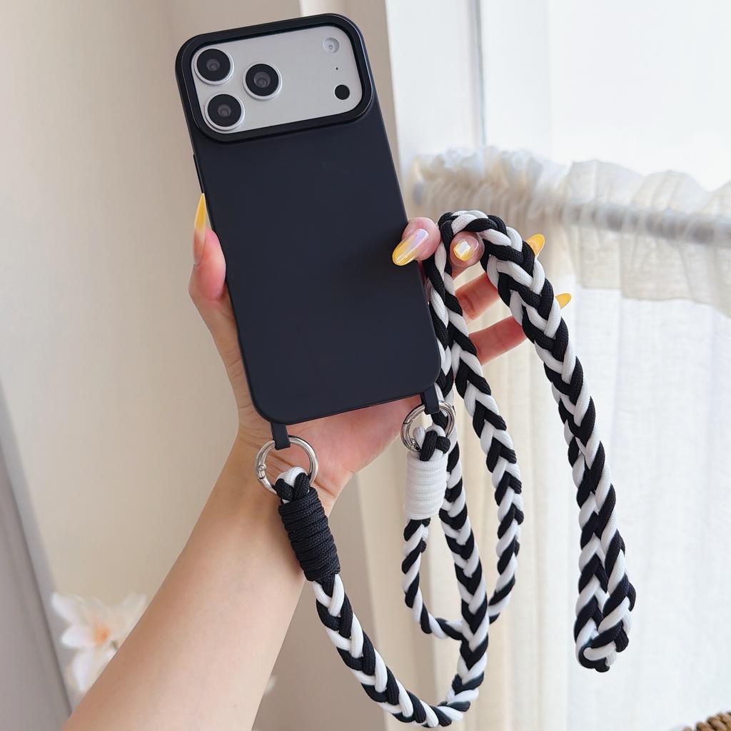 Shockproof Candy Lanyard Case For iPhone 17 16 Pro Max 14 12 11 13 15 Plus Air X XS Crossbody Neck Cord Strap Soft TPU Cover