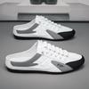 Fashion Half Slippers for Men Trendy Men's Flat Bottom Casual Shoes Soft Sole Support Shoes Men's Sneakers Zapatos De Hombre 2024