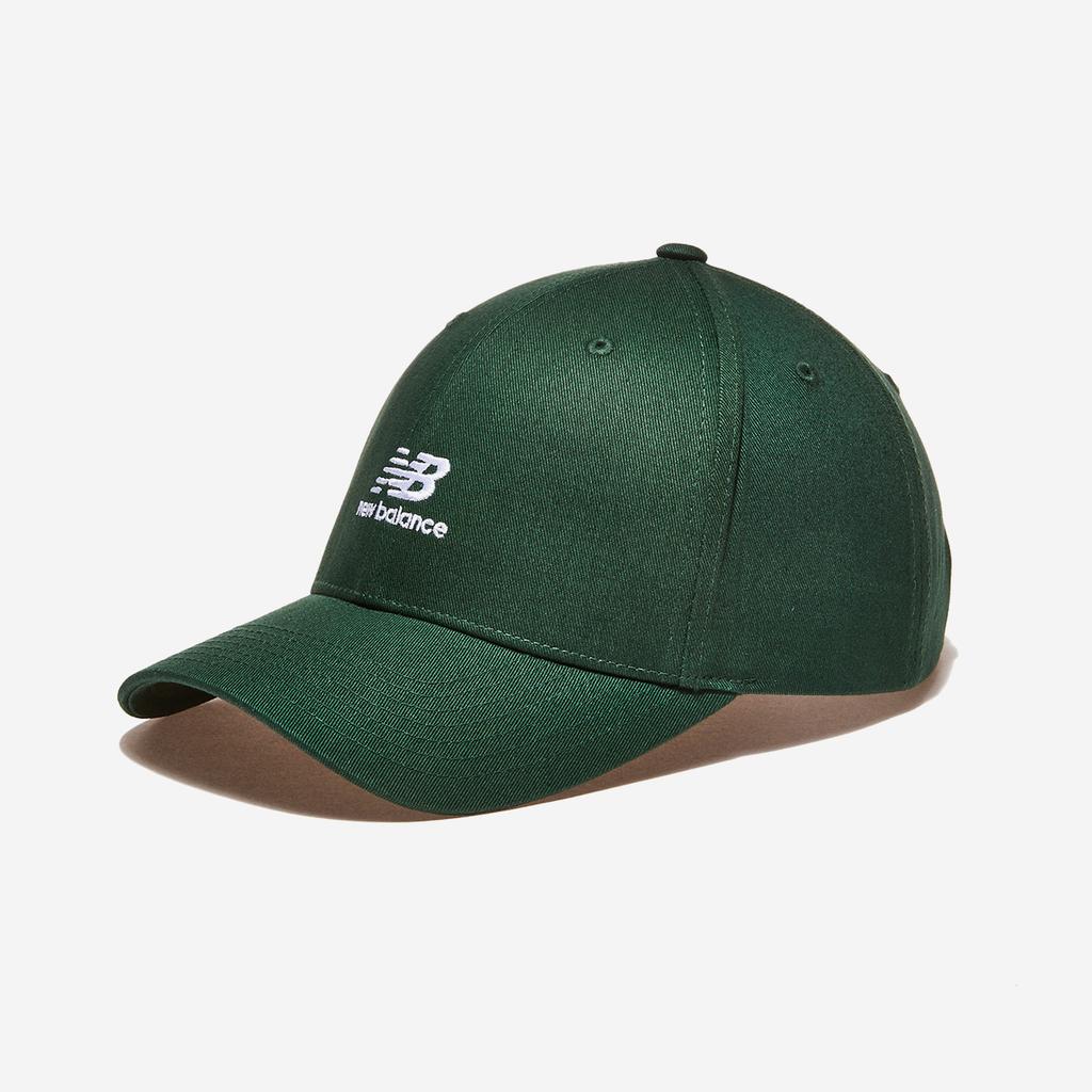 New Balance Stacked Logo Structured Ball Cap [NBGDGB1101-Hunter]