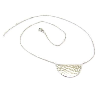 [P7835] - Silver Necklace 'Cleopatra' White Silver (rhodium Plated) - 30x14 Mm