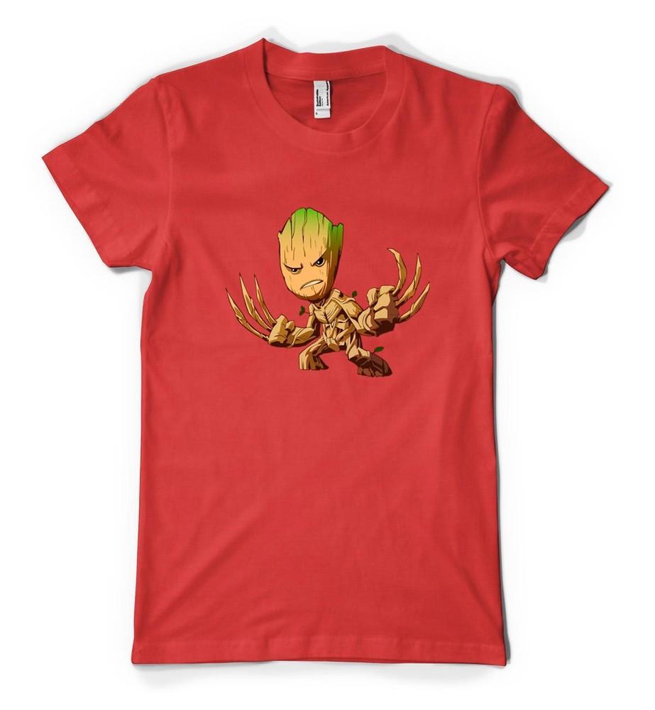 

Groot Vs Wolverine Mashup Superhero Movie Personalised Unisex Adult T Shirt 4XL