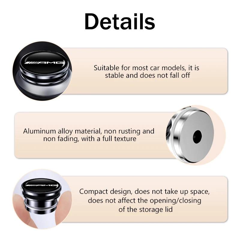 Alloy Car Cigarette Lighter Plug Cover Dustproof Button Cover For Mercedes Benz AMG C180 C300 W124 W176 W177 C200 C260 GLC CLE EE10