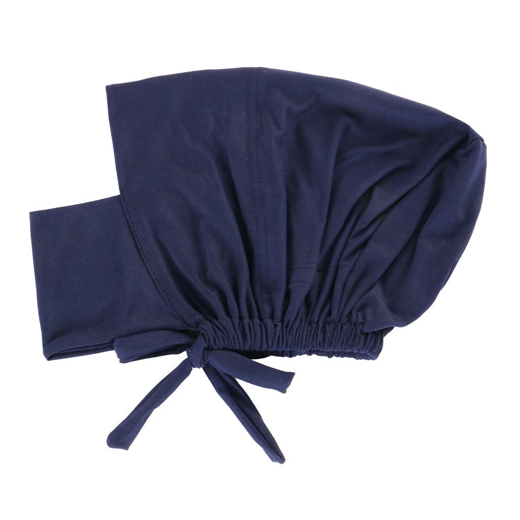 Multicolor Elastic Milk Silk Snood Hat - Adjustable Hair-Hiding Headscarf