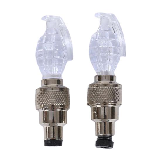 2/4ks Světlo na ventil duše jízdního kola Chytrý senzor LED Lampa na kolo pro noční jízdu Barevná Dekorativní lampa na ventil silničního nebo horského kola Příslušenství pro jízdní kola