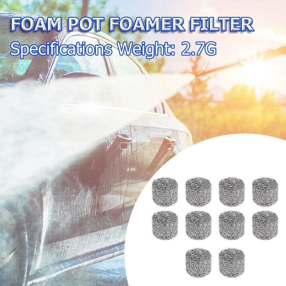 10Pcs 2.7g PA Foam Pot, Foaming Net, Fast Filter Element Car Pressure Washer Kit